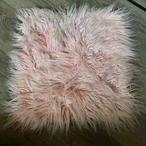 Fuzzy pillow cover case bedding decorative